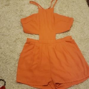 Orange romper
